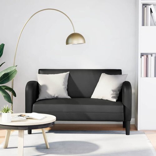 vidaXL Sofa za dvije osobe crna 110 cm umjetna koža Cene