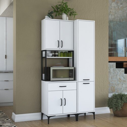 Woody Fashion JE121 - 2967 white multi purpose cabinet Cene