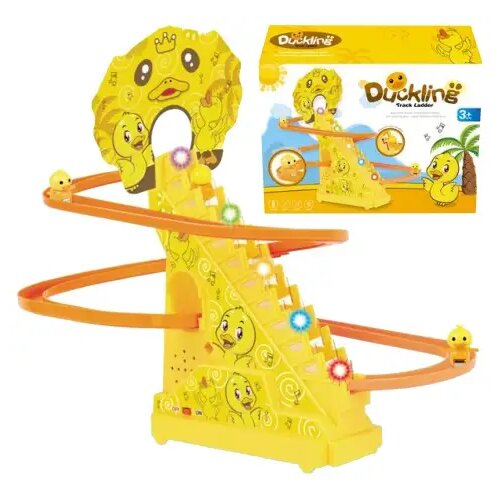 Magic Toys Duckling zabavni park sa toboganom i liftom Cijene