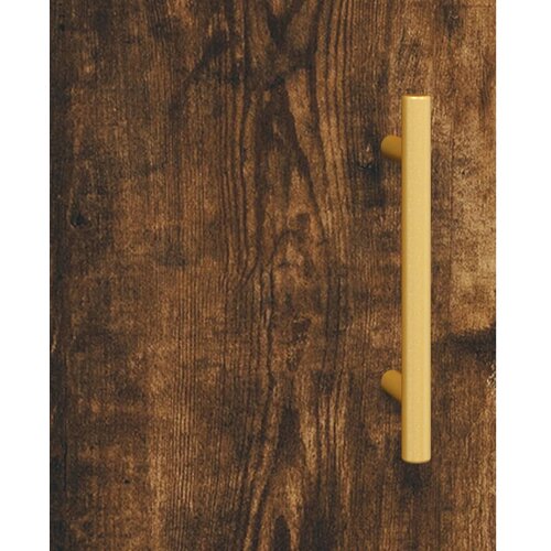  Visoka komoda boja hrasta 69,5 x 31 x 115 cm konstruirano drvo Slike