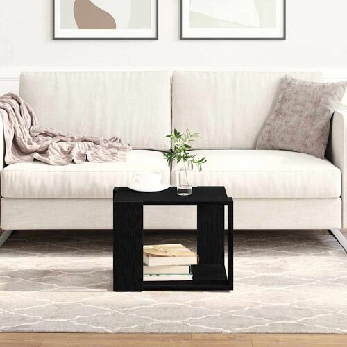  Kava Stol Crni hrast 40 x 40 x 30 cm Konstruirano drvo Cene