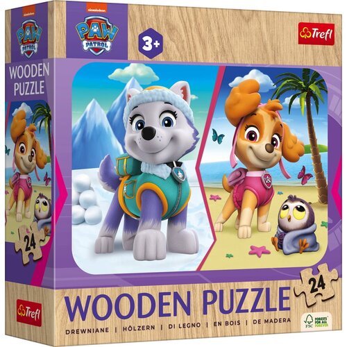  Paw Patrol Skye i Everest avantura 24-dijelna drvena slagalica - Cijene