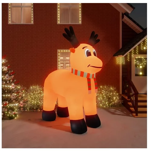  Božični napihljiv severni jelen z LED lučkami 400 cm