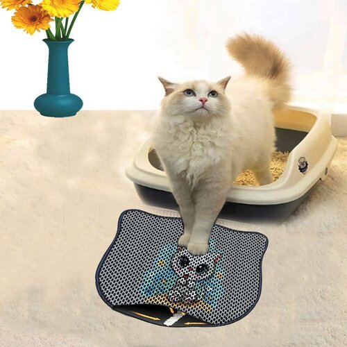 WALLXPERT Kdkafa0036 multicolor cat litter mat Cene