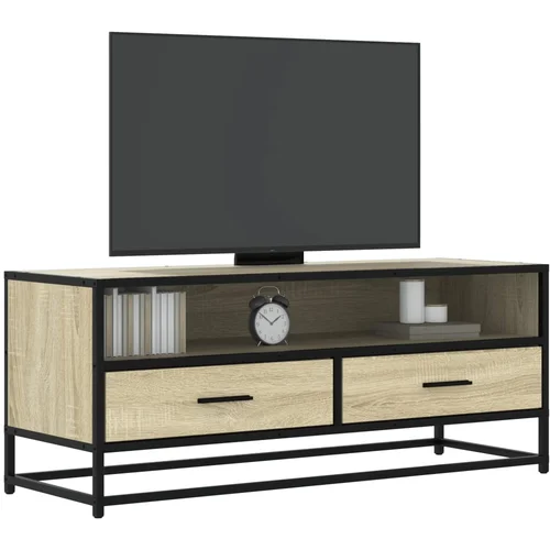 vidaXL TV ormarić boja hrasta sonome 100x34,5x40 cm konstruirano vidaXL TV ormarić boja hrasta sonome 100x34,5x40 cm konstruirano