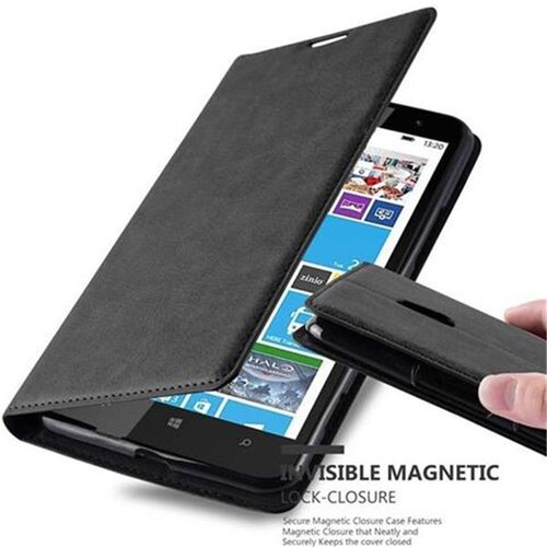 Cadorabo Ohi&scaron;je, združljivo z Nokia Lumia 1320 v nočna črna - Za&scaron;čitni ovitek z magnetnim zapiranjem, stoječo funkcijo in režo za kartice, (20549794) Cene