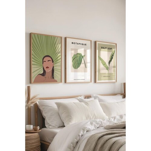 WALLXPERT &Ccedil;-300615 - 3040 set dekorativnih slika u vi&scaron;e boja (3 komada) Cene