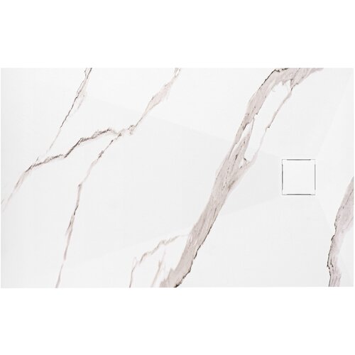 Rea tuš pladenj magnum carrara white 80x100 Cene