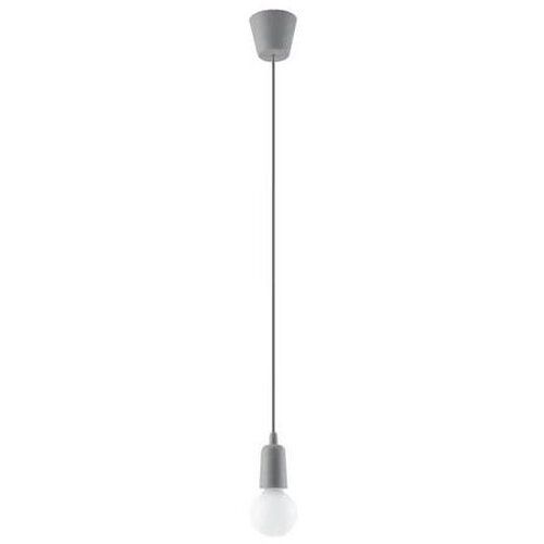 Sollux Lighting Sollux SL.0575 - Luster na sajli DIEGO 1xE27/60W/230V siv Slike