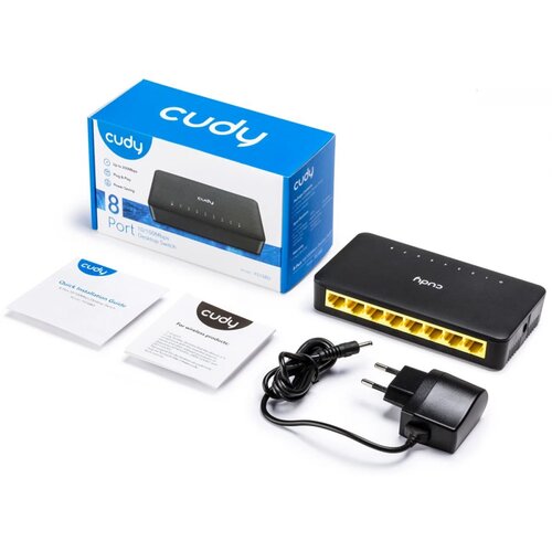 Cudy FS108D 10/100 Mbps 8 portni svič Slike