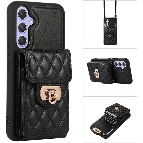 INORCO Ovitek za telefon za Samsung Galaxy A13 4G/5G/A04s 4G/A04 4G/M13 5G, PU usnje prevlečen TPU reža za kartice, pokrov na stojalu, (22036315) Slike