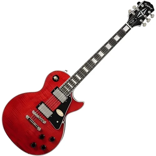 Epiphone Les Paul Custom Figured Transparent Red