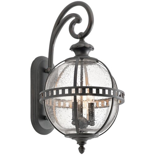 Elstead Lighting Elstead Halleron Zunanja stenska svetilka s 3 lučmi, svetlo siva, IP44, E14, (22099816) Cene