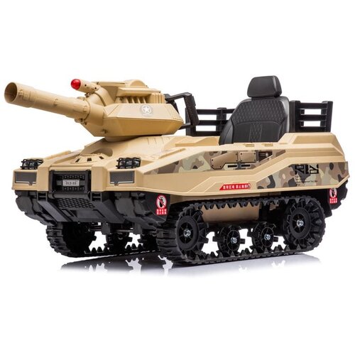 Premium Tenk na akumulator 12V sa Daljinskim upravljačem i funkcijom pucanja 2x45w - Kakhi (Poklon 8 loptica) Slike