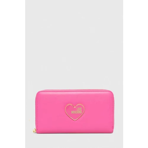 Love Moschino Novčanik za žene, boja: ružičasta