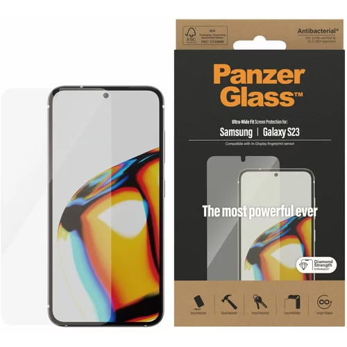 Panzerglass zaštitno staklo za Samsung Galaxy S23 ultra wide fit antibacterial
