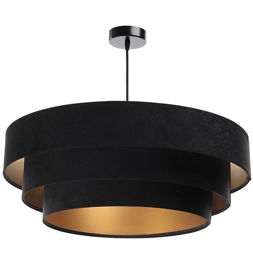  Luster na sajli TRINITI 1xE27/60W/230V crna/zlatna Cene