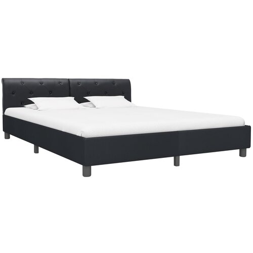  Okvir za krevet od umjetne kože crni 180 x 200 cm Slike