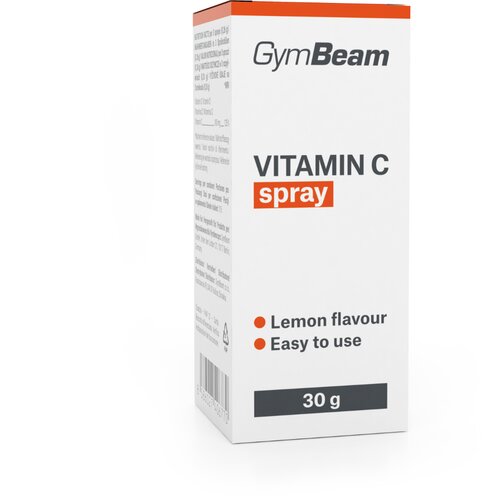 GymBeam Vitamin C Spray 30 g limun Cene