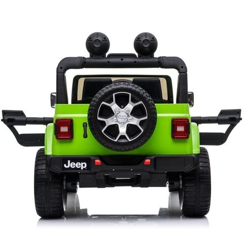 Ramiz Otro&amp;scaron;ki avto na akumulator Jeep Wrangler Rubicon Zelena 4x4 lea Slike