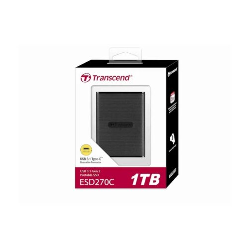 Transcend SSD ESD270C 1000GB/eskterni/USB 3.1/crna Cene