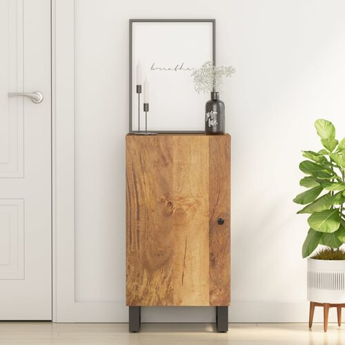VidaXL Komoda z vrati 40x31x75 cm trden mangov les Slike