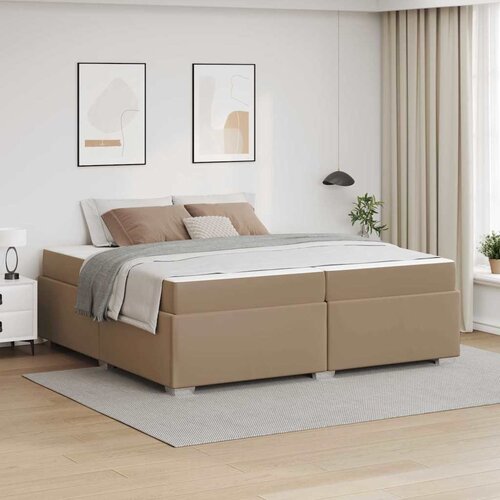  Krevetna konstrukcija Boja cappuccina 200 x 200 cm tkanina Cijene