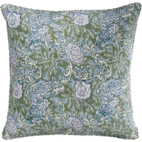 rozablue Kvadratna blazina - Chintz blue Cene