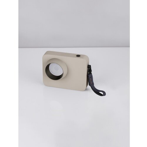 Nova Luce Bež kovinska LED zatemnitvena namizna svetilka (vi&amp;scaron;ina 11 cm) Kedros &amp;ndash; Slike