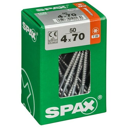 SPAX Univerzalni vijak T-Star plus (Ø x D: 4 x 70 mm, Površina WIROX, T-Star plus, 50 Kom.) Cijene