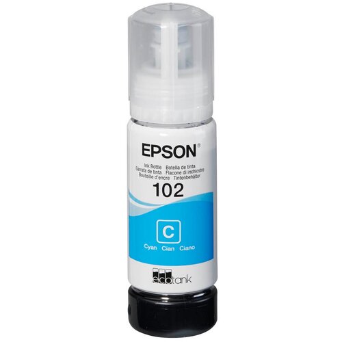 Epson Črnilo 102 (C13T03R240) (modra), original Slike