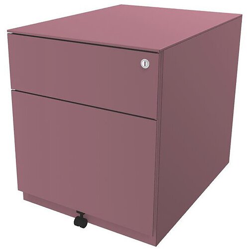 BISLEY Pomični predalnik Note™, 1 predal za obešalne mape, 1 univerzalni predal, VxŠxG 502 x 420 x 565 mm, z oprijemalno letvijo in zgornjo ploščo, ro Cene