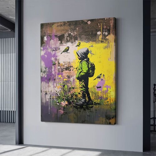 WALLXPERT platno za slike, neon 12, 45x70 cm Cijene