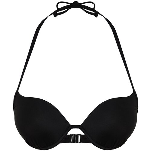Trendyol Black Balconet Push Up Bikini Top Slike