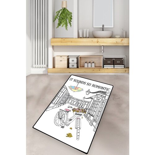 It sounds so romantic multicolor bathmat Slike