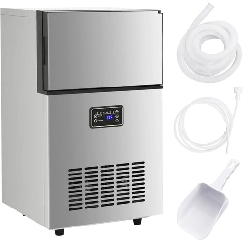 VidaXL Ledomat 420 W srebrni 45 kg / 24 h Slike