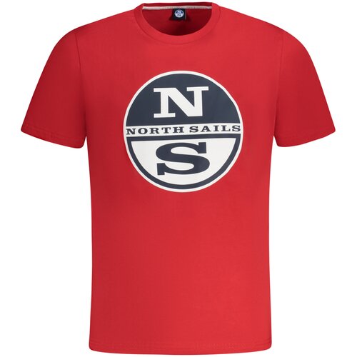North Sails MEN&amp;amp;#39;S SHORT SLEEVE T-SHIRT RED Slike