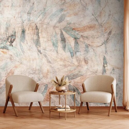  Foto tapeta - Greek laurels - faded composition with leaves on a beige patterned background 350x256 Cijene