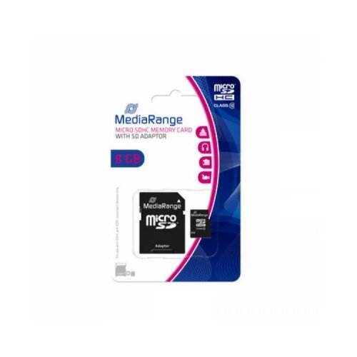 Mediarange 8GB MICRO SDHC+ADPTER/C10 Cene