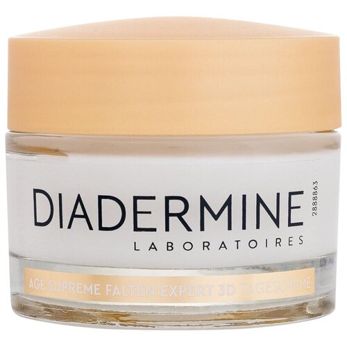 Diadermine Age Supreme Wrinkle Expert 3D Day Cream dnevna krema proti gubam 50 ml po&amp;scaron;kodovana &amp;scaron;katla za ženske Slike