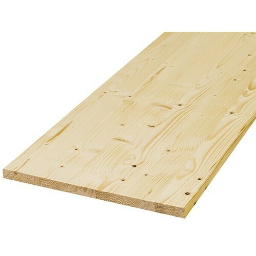 EXCLUSIVHOLZ Masivna drvena lijepljena ploča (Smreka/jela, 2.000 x 250 x 28 mm) Slike