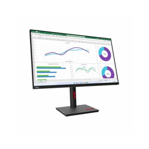 Lenovo Monitor 80 cm (31,5") T32h-30 2560x1440 IPS 4ms HDMI DisplayPort USB-C 90W 4xUSB3.2 Pivot Zvočniki sRGB99%, (21087779) Cene