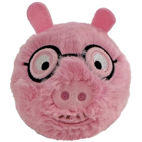 Ty Plišana igračka Loptica Peppa Pig Dady Pig 83041, 9 cm, Roze Cene