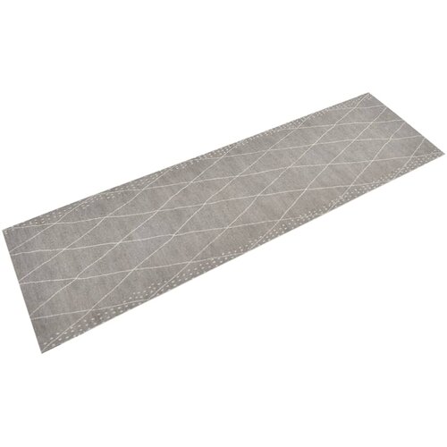vidaXL Kuhinjska preproga pralna rombi 45x150 cm žamet Cene