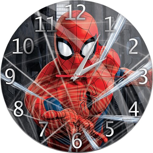 Marvel gloss wall clock spider man 001 - gloss wall clock spider man 001 Cene