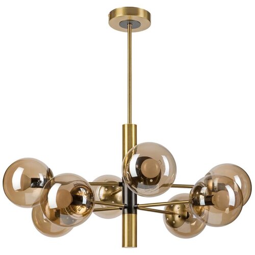  Luster na &scaron;ipci ROLLO 8xE14/5W/230V zlatna/zadimljeno-bež Cene