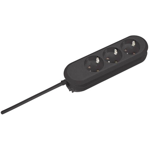 Bachmann 387170 letva s utičnicama 3-struki crna utičnica 1 St. Slike