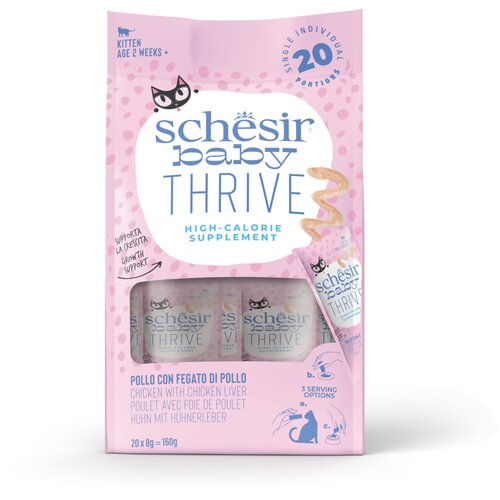 Schesir Baby Thrive 20 x 8 g - Piletina s pilećom jetrom Cijene