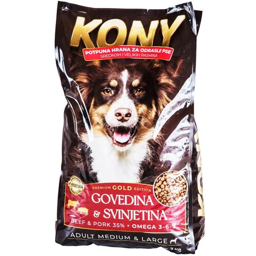 KONY Hrana za pse SUHA GOVEDINA I SVINJETINA 7KG Cijene