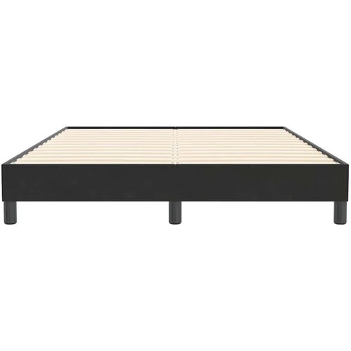 VidaXL Okvir kreveta bez madraca crni 140x210 cm bar&amp;scaron;un Slike